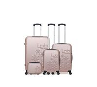 - set de 4 abs eleonor-c 4 roues - rose dore