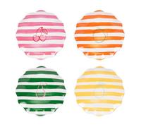 Set de 4 assiettes à dessert Tutti Frutti 20 cm - Table Passion