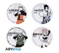 Set De 4 Assiettes - Naruto Shippuden - Personnages