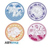Set De 4 Assiettes - Pokemon - Style Japonais