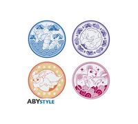 Set De 4 Assiettes - Pokemon - Style Japonais