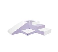 Set de 4 blocs en mousse blanc lilas Gris G