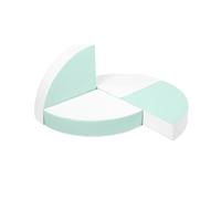 Set de 4 blocs en mousse blanc menthe