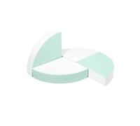 Set de 4 blocs en mousse blanc Menthe Vert G