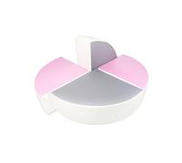Set de 4 blocs en mousse blanc rose gris