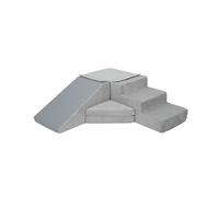 Set de 4 blocs en mousse le jeu gris velours côtelé Gris G
