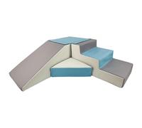 Set De 4 Blocs En Mousse Pour Le Jeu Blanc, Bleu Clair, Gris