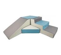 Set de 4 blocs en mousse pour le jeu blanc, bleu clair, gris Aqua G