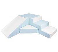 Set de 4 blocs en mousse pour le jeu blanc, bleu (pastel)