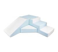 Set de 4 blocs en mousse pour le jeu blanc, bleu (pastel)