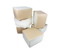 Set De 4 Blocs En Mousse Pour Le Jeu Blanc, Cappuccino