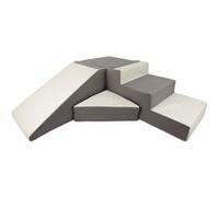 Set de 4 blocs en mousse pour le jeu blanc, gris Blanc G