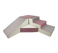 Set de 4 blocs en mousse pour le jeu blanc, gris, violet Blanc G