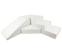 My Velinda – Set de 4 blocs en mousse – pour le jeu, crèches et écoles maternelles – Blanc