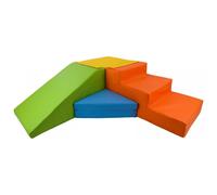 Set De 4 Blocs En Mousse Pour Le Jeu Jaune, Vert, Bleu, Orange
