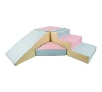 Set de 4 blocs en mousse pour le jeu rose, bleu, jaune Bleu G