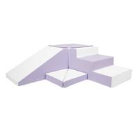 Set de 4 blocs en mousse violet blanc