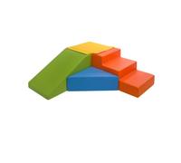 Set de 4 blocs jaune vert bleu orange
