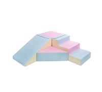 Set de 4 blocs rose bleu jaune pastel