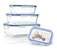Set de 4 Boîte de conservation - Klarstein - 1520 - 1040 - 640 - 370 ml G