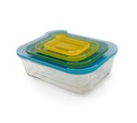 Set De 4 Boites Alimentaires Empilables En Verre Nest Glass