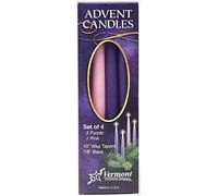 Set de 4 bougies - Couronne de Noel