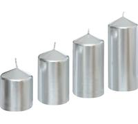 Set de 4 bougies de différentes tailles, Ø 5 cm
