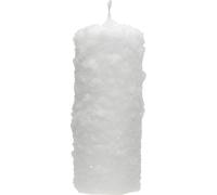 Set de 4 bougies de l'Avent - Bougies blanches en forme de boule de neige, effet givré, décoration de Noël 150/60mm