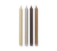 Ferm Living Set de 4 bougies en bâton Pure mélange calme H x Ø 30x2,2cm