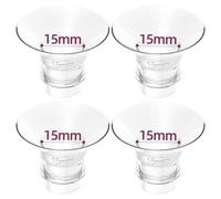 Set de 4 brides de bride 15mm, bride en silicone ultra-doux, ajustement confortable, conception anti-fuite, compatible avec le KISSBOBO K5/K6 tire lait electrique, pièces en silicone pour tire-laits