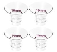 Set de 4 brides de bride 19mm, bride en silicone ultra-doux, ajustement confortable, conception anti-fuite, compatible avec le KISSBOBO K5/K6 tire lait electrique, pièces en silicone pour tire-laits