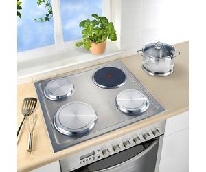 Set de 4 cache-plaques en inox Wenko by Maximex