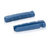 Set de 4 cartouches de patins de frein de jante XLC BS-X16 Camp.Type (x4) Bleu 55 mm