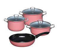 Set de 4 casseroles avec poêle et casserole Rose Riess