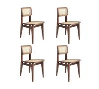 Set de 4 chaise C-Chair All French Cane WxHxD 41x79x53cm
