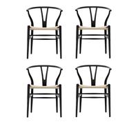 Set de 4 chaise CH24 Wishbone structure chêne WxDxH 55x51x76cm