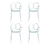 Set de 4 chaise de jardin avec Sissi WxHxD 53x83x57cm