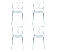 Set de 4 chaise de jardin Sissi WxHxD 48x83x57cm