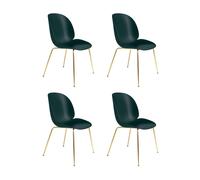 Set de 4 chaise structure laiton Beetle Dining Cha WxHxD 56x87x58cm