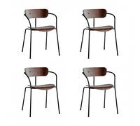 Set de 4 chaises avec accoudoirs Pavilion AV2 WxHxD 56x76x50cm