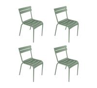 Set de 4 chaises de jardin Luxembourg WxHxD 52x88x57cm