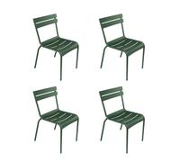 Set de 4 chaises de jardin Luxembourg WxHxD 52x88x57cm