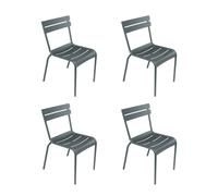 Set de 4 chaises de jardin Luxembourg WxHxD 52x88x57cm