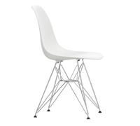Set de 4 chaises Eames Plastic DSR structure chromé chromed eiffel tower base