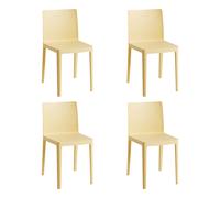 Set de 4 chaises Élémentaire WxHxD 42x79.5x49.5cm
