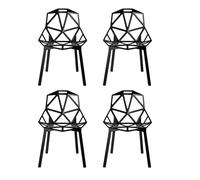 Set de 4 chaises empilables Chair One WxHxD 55x82x59cm