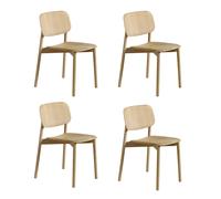 Set de 4 chaises Soft Edge 60 WxHxD 51.5x79x52.5cm
