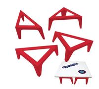 Set de 4 Chevalets pour Toile - Support en ABS, Chevalet de Table 10 cm - Supports pour Coulée de Peinture | Pieds Réglables & Stable - Idéal pour Art Fluide, Toile, Projets Artistiques, École, Studio