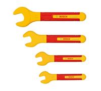 Set de 4 clés plates VDE BOSCH Professional - 8 10 13 et 17 mm en coffret - Isolées 1000 V testées 10 000 V