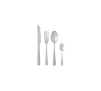 Set de 4 couverts en acier inoxydable argent, 4 pièces, fourchette/couteau/cuillère/petite cuillère - Bloomingville, Karma - 24 cm